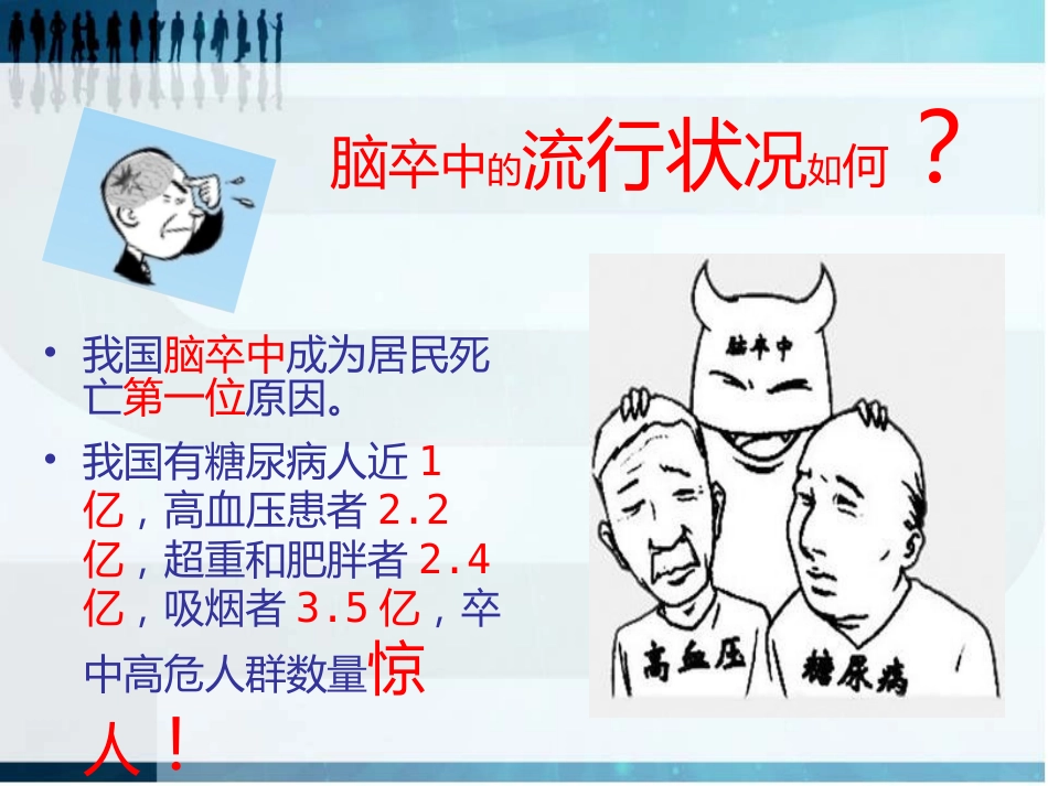 珍爱生命 远离卒中_第4页