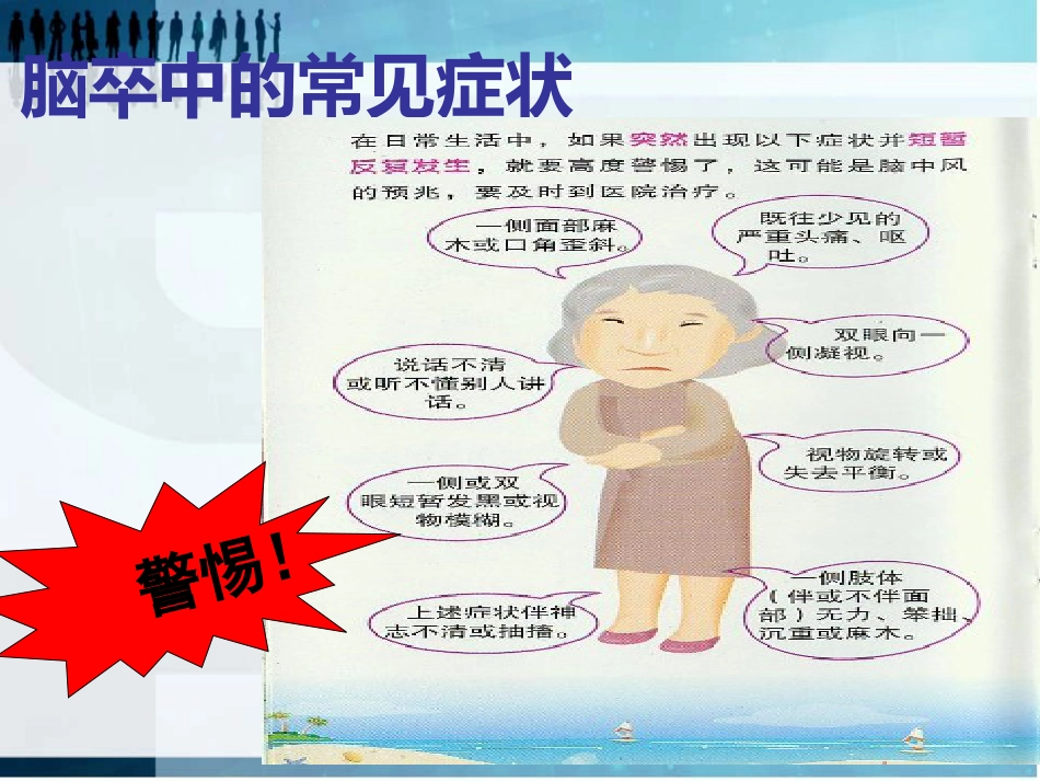 珍爱生命 远离卒中_第9页