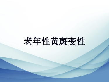 老年性黄斑变性标准版