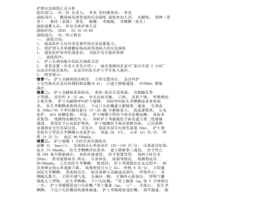 糖尿病高渗昏迷应急演练