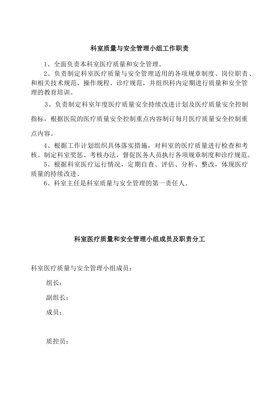 妇幼保健医院医疗质量、安全管理持续改进记录本_第5页