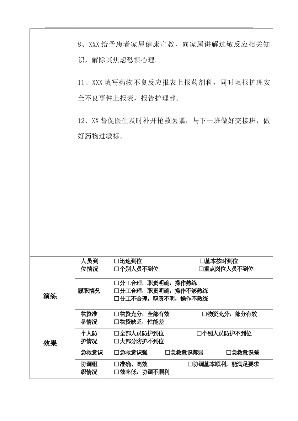 耳鼻喉与眼科输液过敏性休克应急演练_第3页