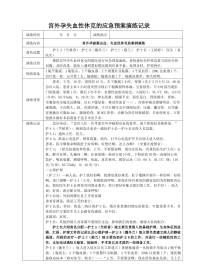 宫外孕失血性休克应急预案演练记录-(2)