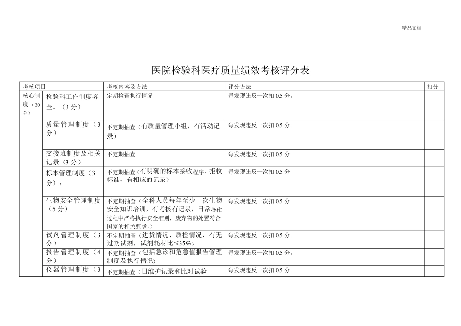 医技科室医疗质量考核评标准_第4页