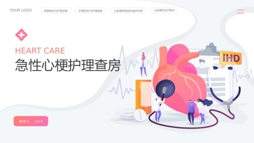 急性心梗护理查房记录案件ppt