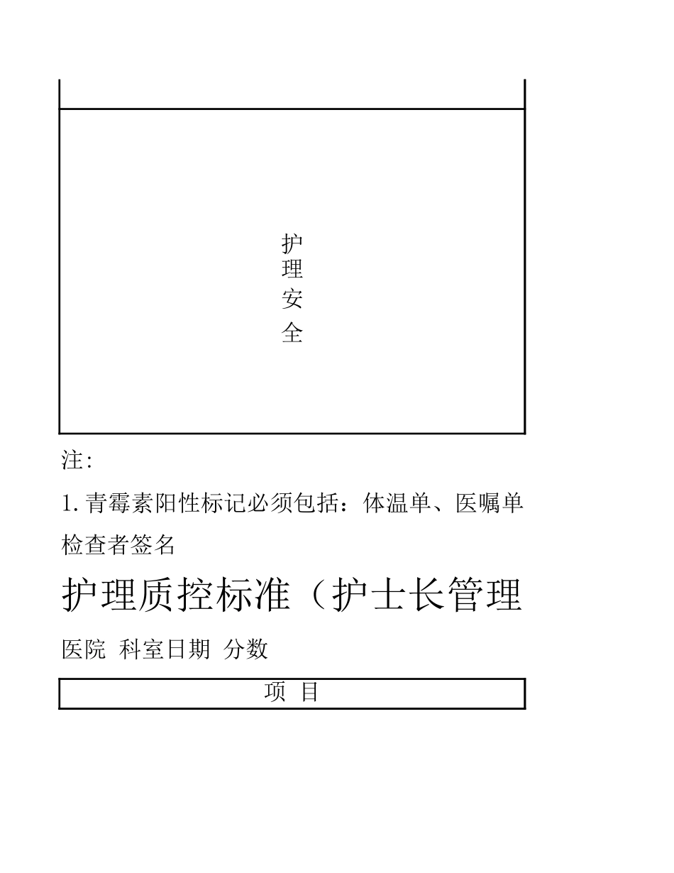 医院护理 质控检查表_第2页