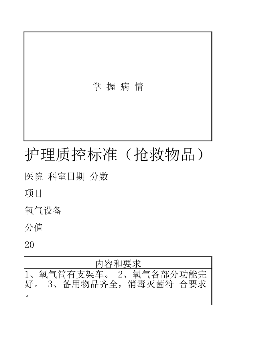医院护理 质控检查表_第5页