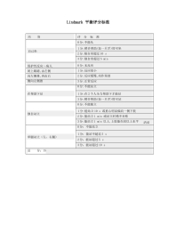 Lindmark平衡评分标准(WHO认证)