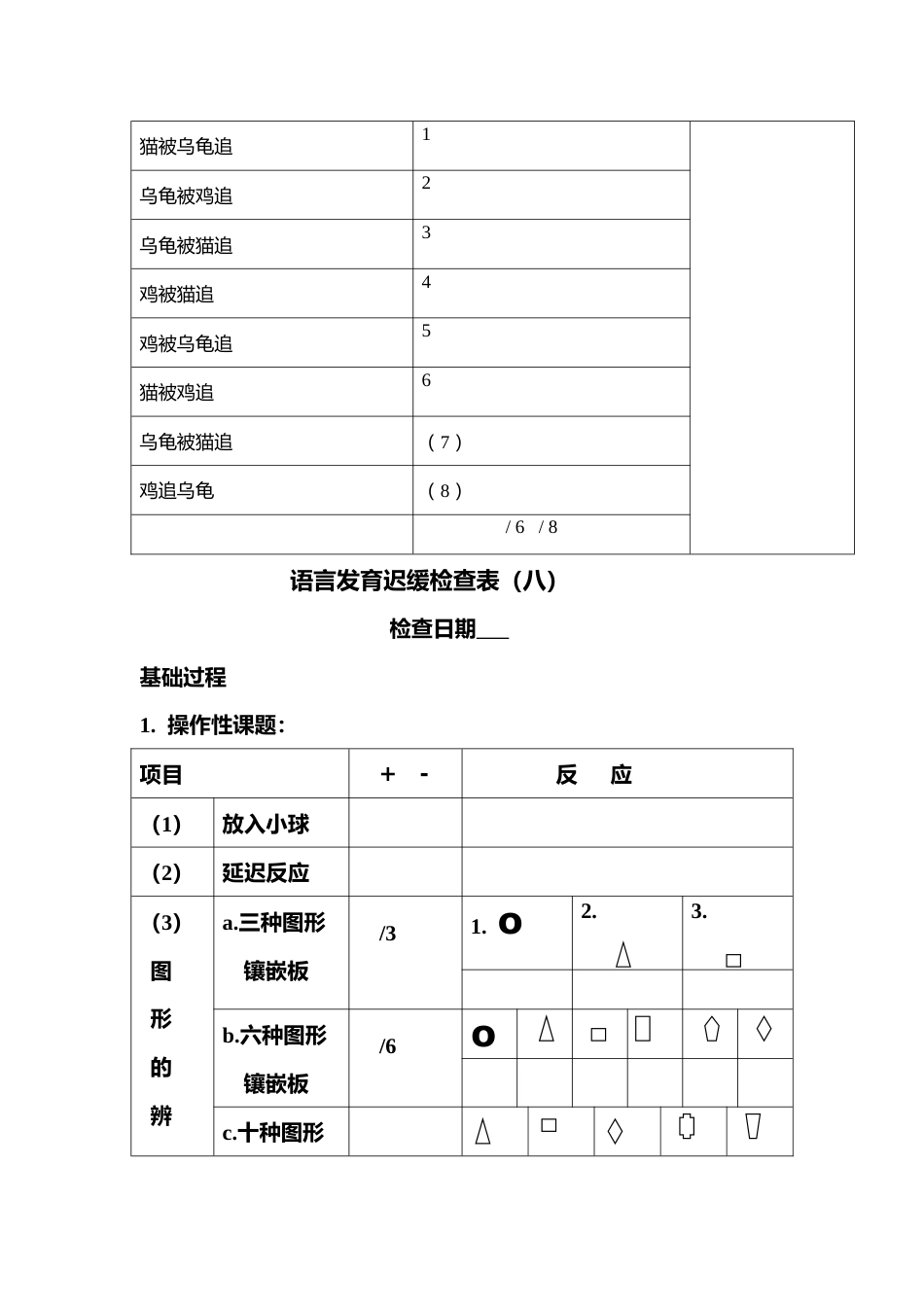 (S—S法)语言发育迟缓检查(CRRC版)_第12页