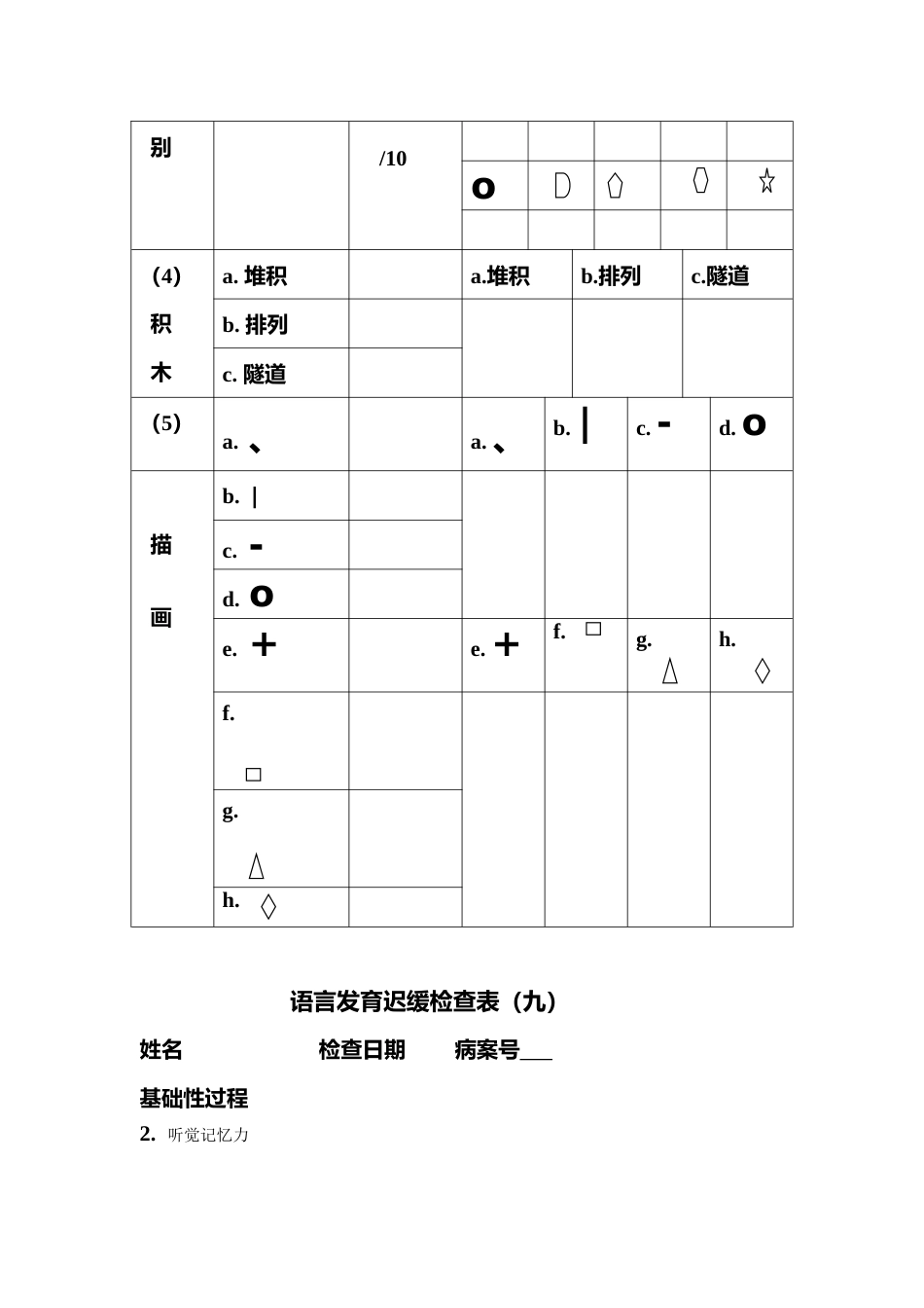 (S—S法)语言发育迟缓检查(CRRC版)_第13页