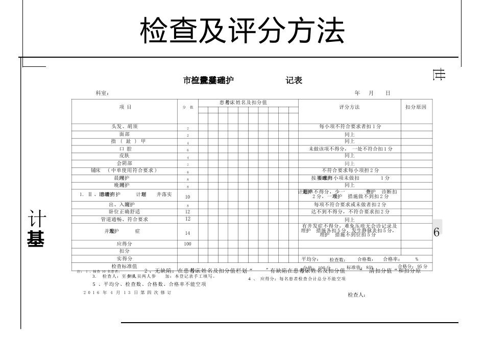护理质量评价标准及方法 ppt_第13页