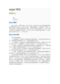 apgar评分