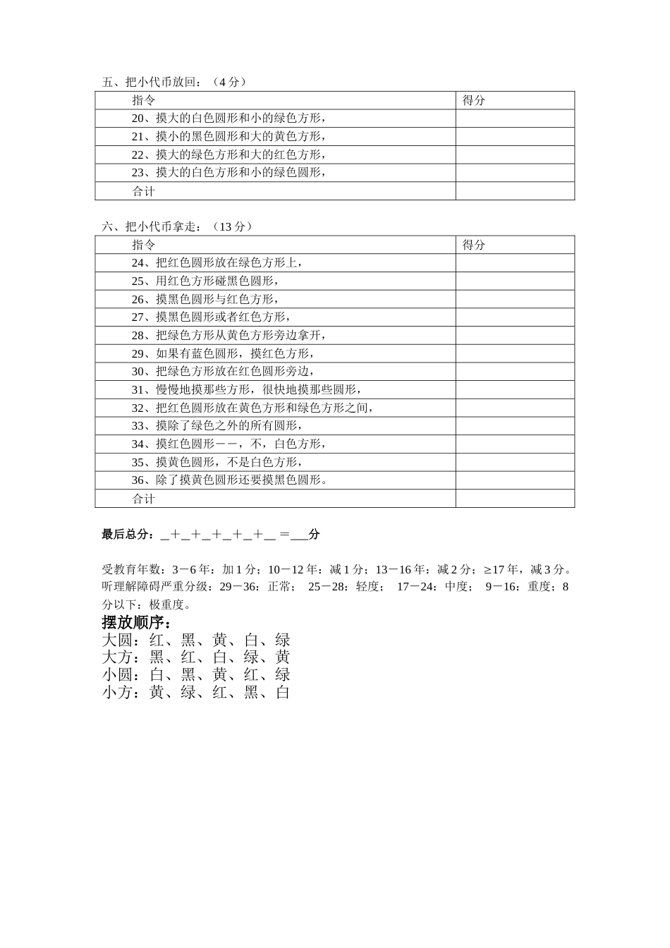 简式Token测试量表_第2页