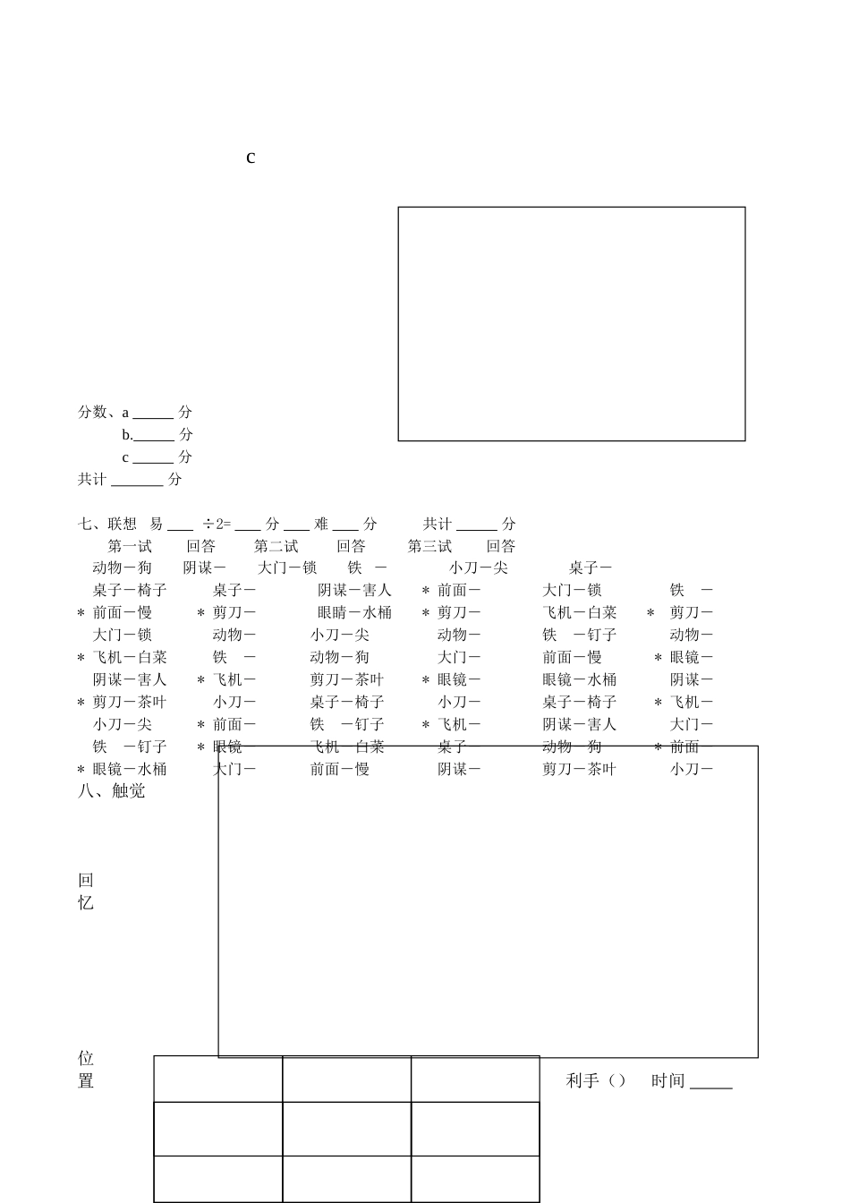 修订韦氏记忆量表（WMS-乙式）_第2页