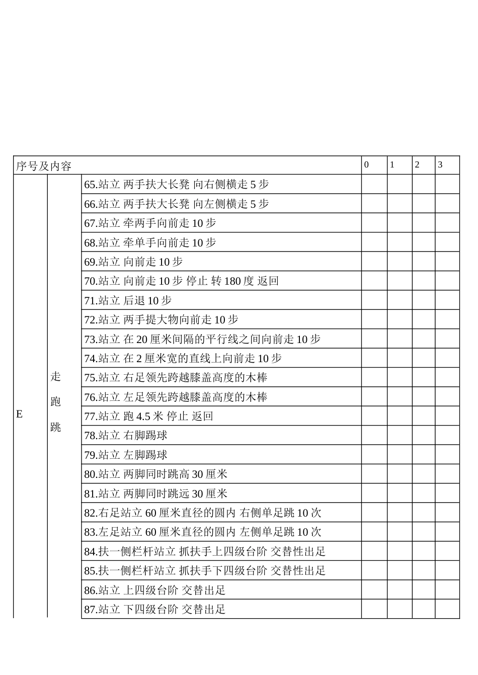 粗大运动功能测试(GMFM88项)报告单_第6页