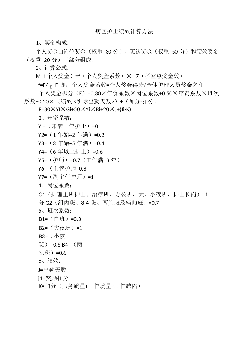 护士长工作质量考核标准_第6页