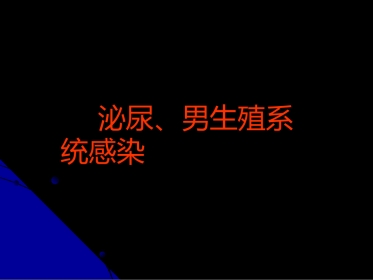 泌尿科-泌尿、男性生殖系统感染