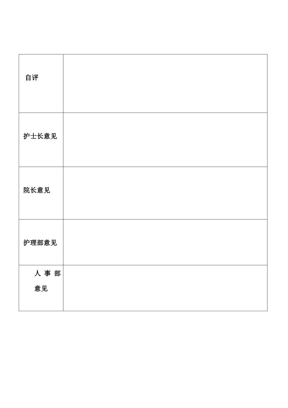 护士入职档案汇总_第11页