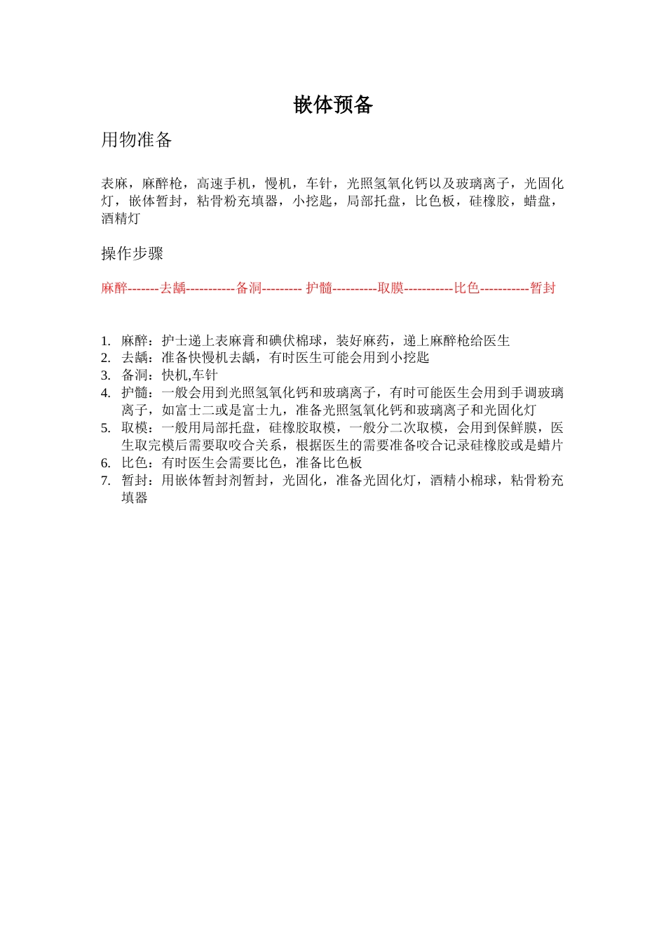 嵌体预备_第1页