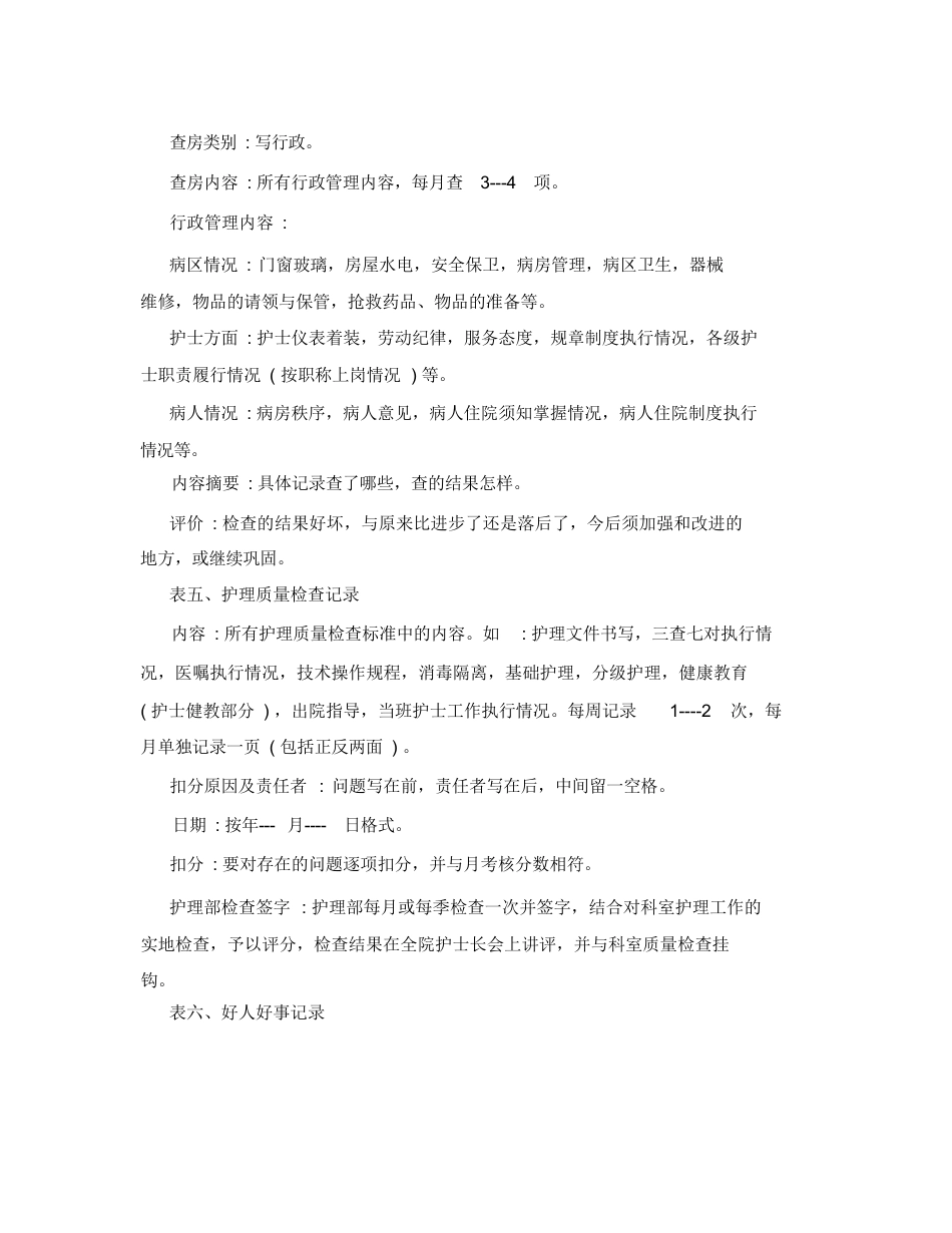 [最新]护士长手册书写标准_第2页