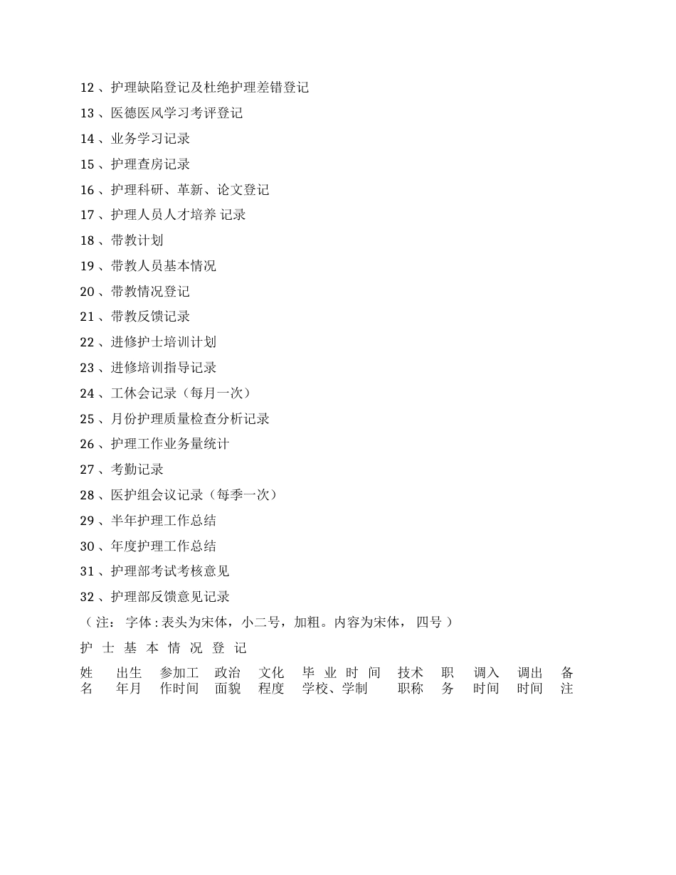 护士长工作手册完整版_第3页