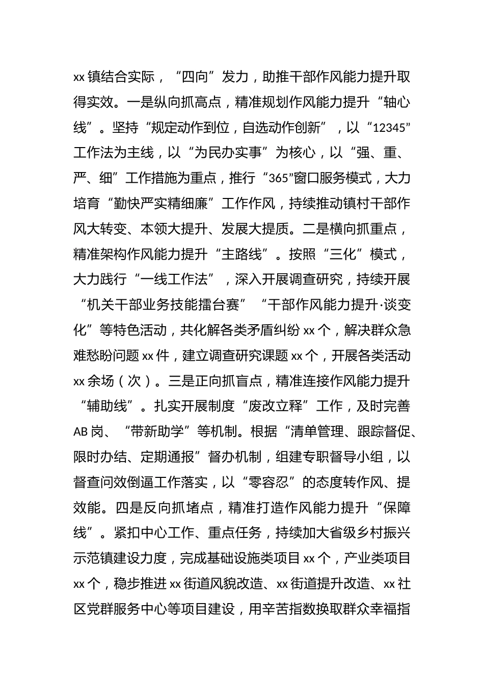 XX卫健局、xx镇干部作风能力提升活动访谈稿_第3页