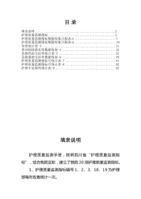 护理质量监测指标手册（90页）