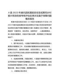 X县XX年度巩固拓展脱贫攻坚成果同乡村振兴有效衔接考核评估反馈涉及医疗保障问题整改报告