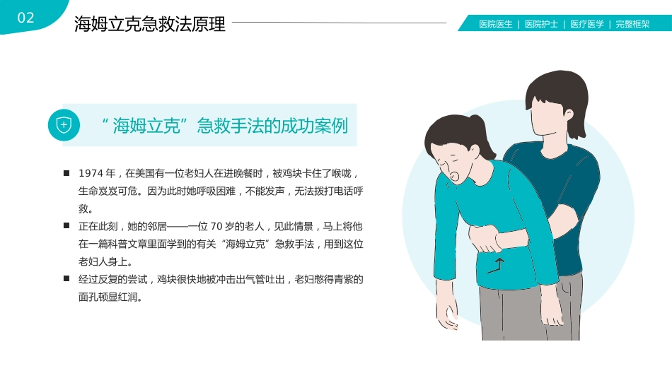 海姆立克急救法医疗医学知识普及PPT_第7页