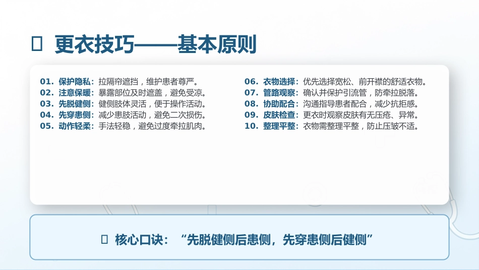 床上擦浴与更衣技巧_第15页
