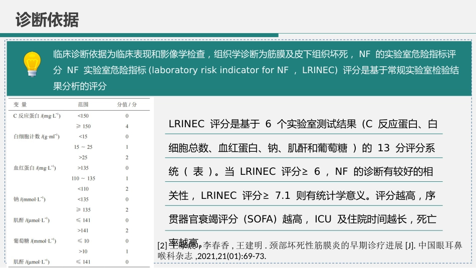 颈部坏死性筋膜炎的观察及护理_第11页