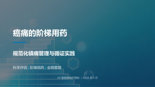 癌痛的阶梯用药