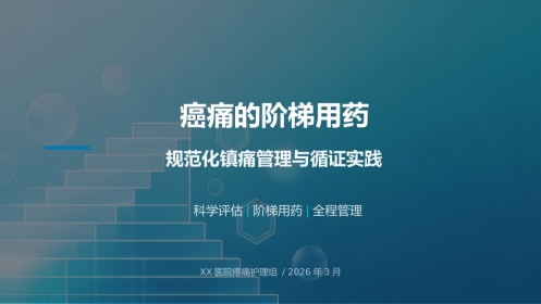 癌痛的阶梯用药—定制