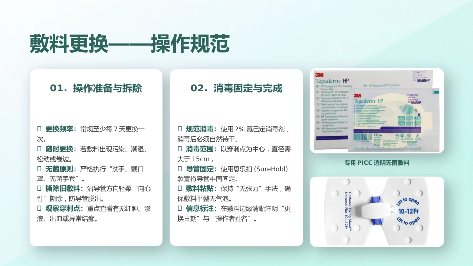 PICC导管维护与注意事项_第13页