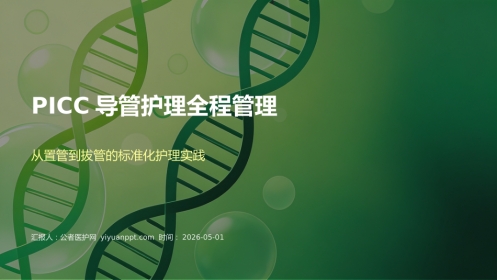 PICC导管护理全程管理