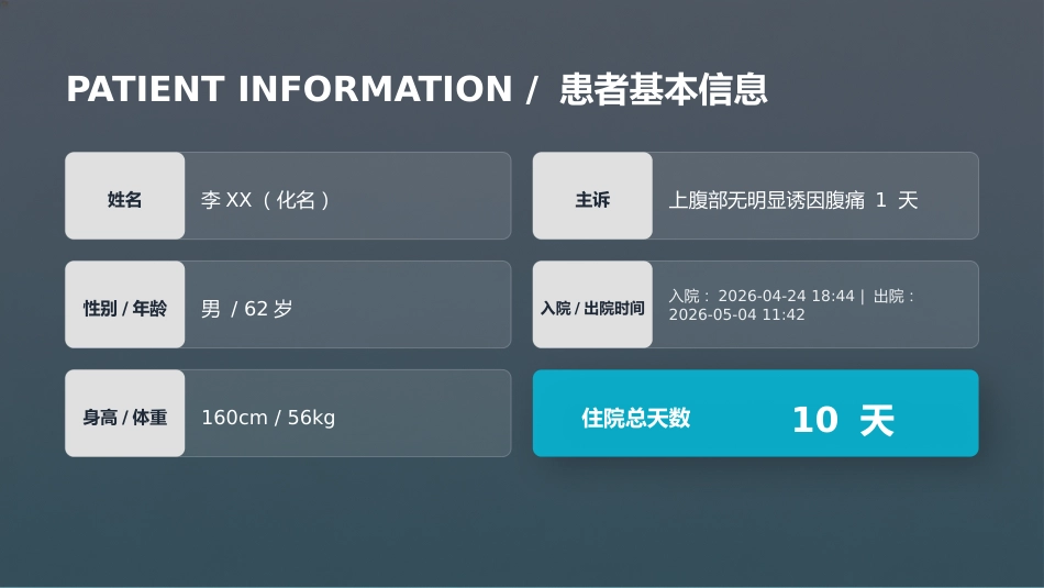 一例急性胆管炎患者护理个案汇报_第4页