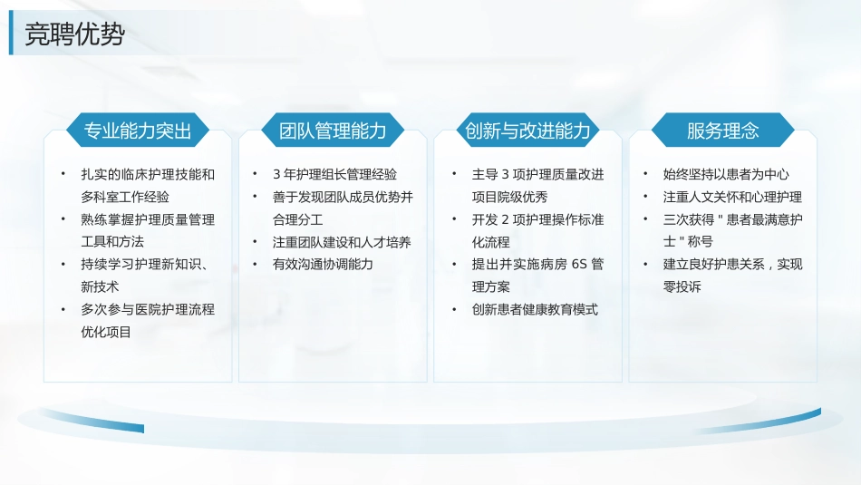 （青色）护士长竞聘报告_第9页