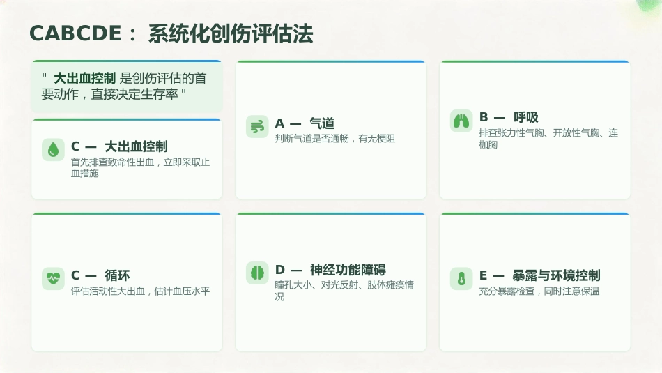 从评估到止血 — 创伤急救初步处置全流程_第9页