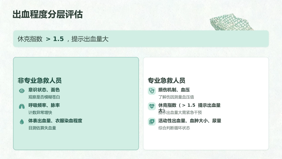 黄金时刻·止血先行 — 创伤初步评估与包扎止血_第12页
