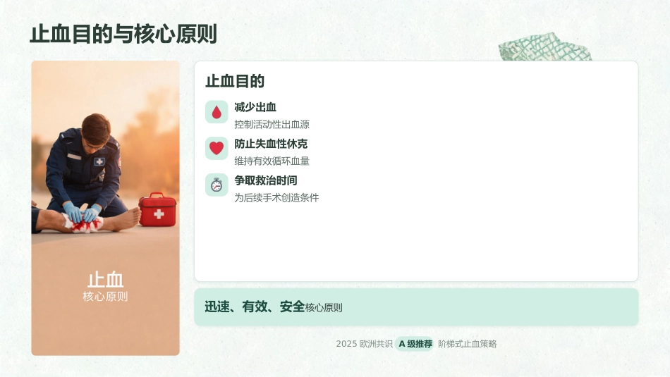 黄金时刻·止血先行 — 创伤初步评估与包扎止血_第15页