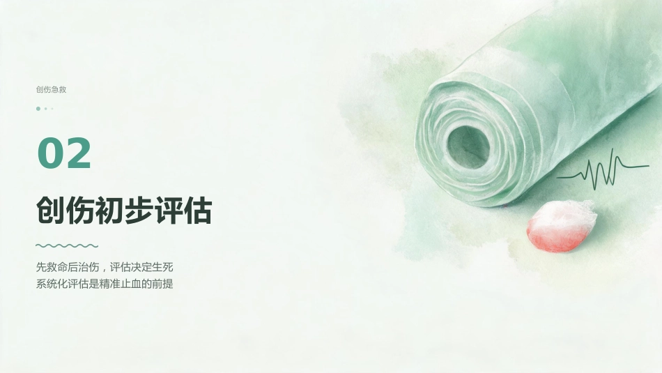 黄金时刻·止血先行 — 创伤初步评估与包扎止血_第7页
