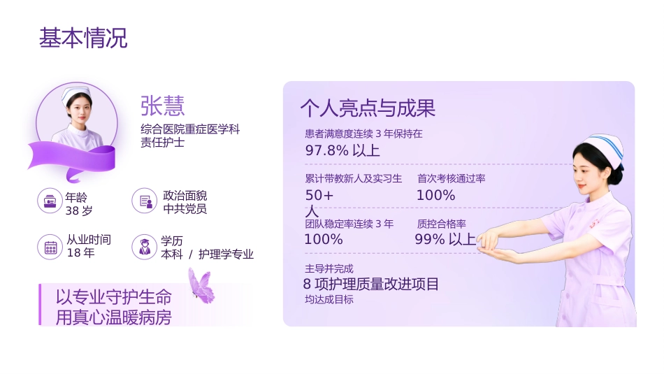 护士长竞聘PPT模板3_第4页