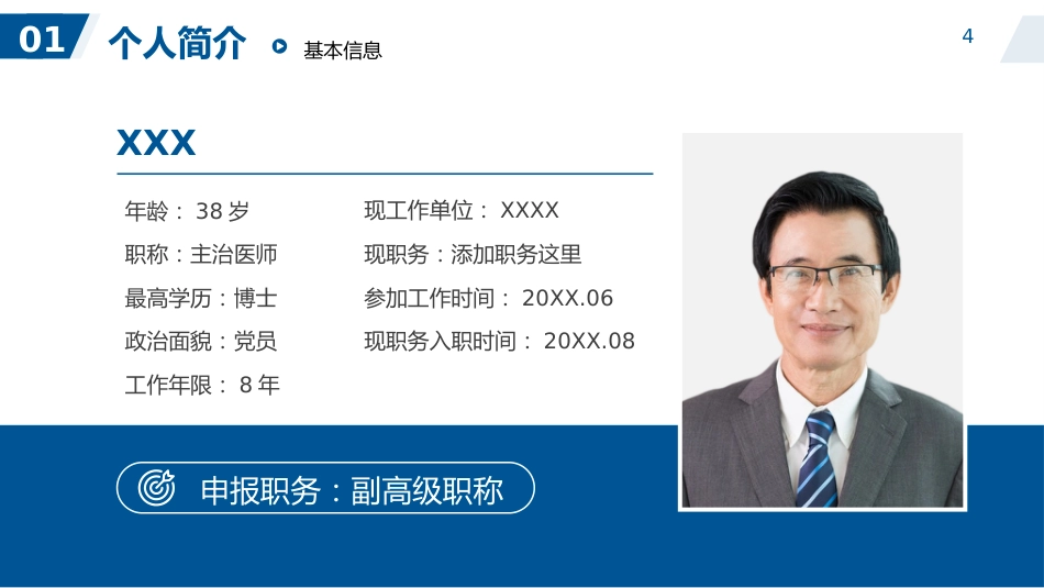 口腔内科副高职称晋升述职答辩PPT_第4页