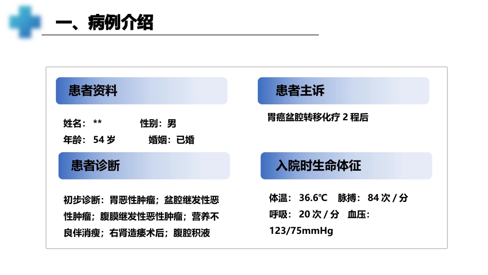 1例胃癌术后并发肠梗阻患者的疑难病例讨论_第15页