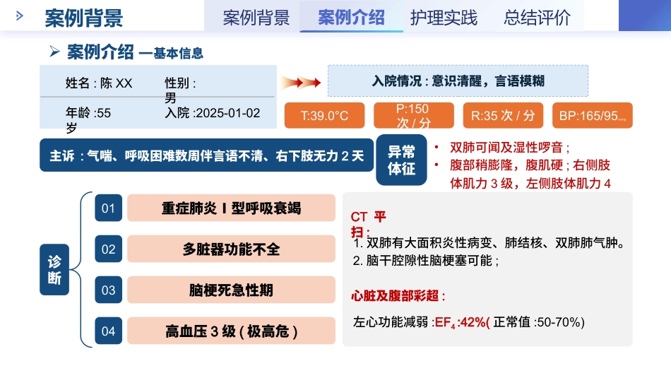 一例重症肺炎患者改善肺功能的循证个案护理-2_第4页