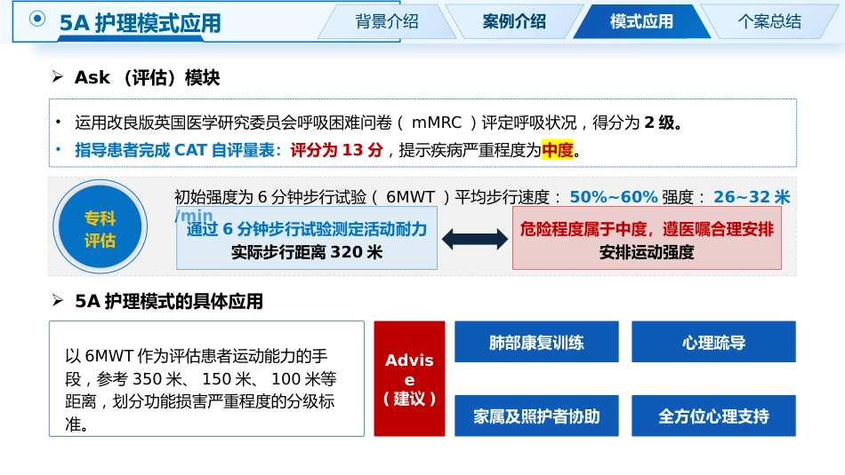 一例基于5A护理模式下COPD肺康复改善护理个案_第6页