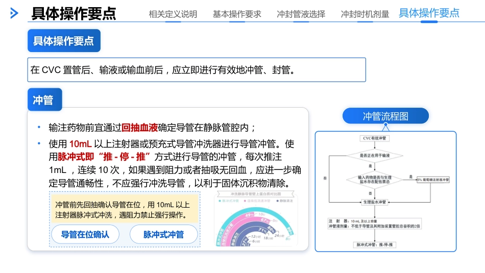 中心静脉导管冲管及管技术操作要求（2025）_第13页