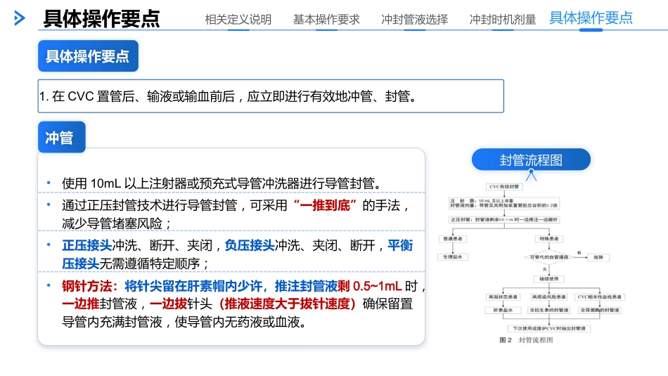 中心静脉导管冲管及管技术操作要求（2025）_第14页