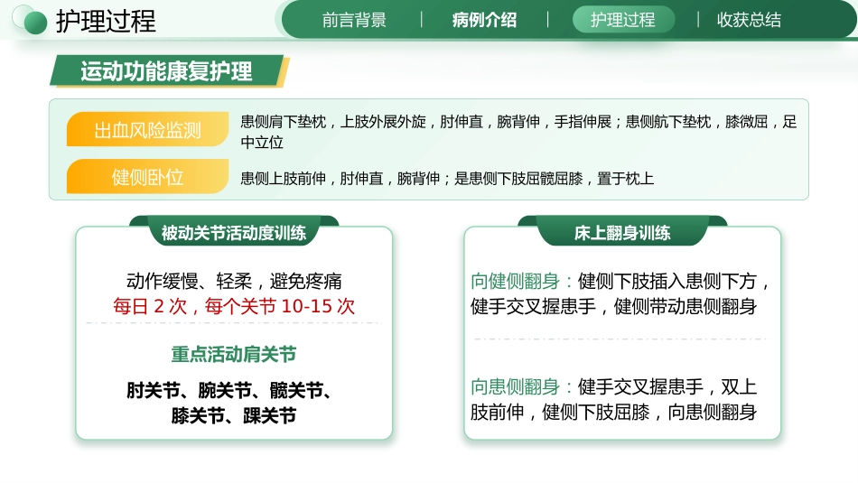 一例静脉溶栓患者康复护理个案_第14页