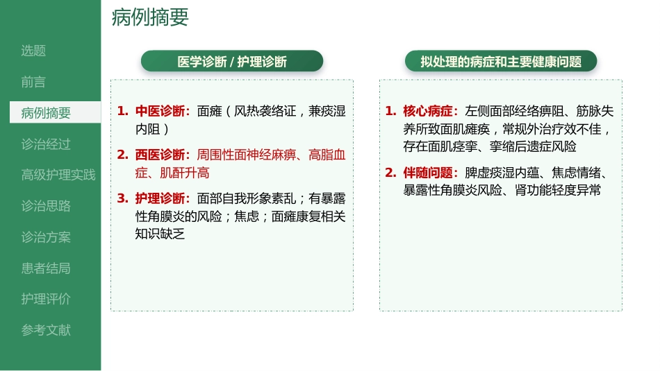 八卦耳穴联合火龙罐干预周围性面神经麻痹的个案护理_第9页